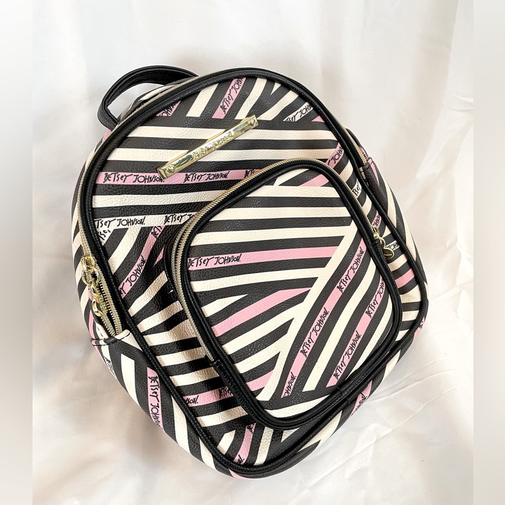 Betsey Johnson Mini Backpack/Purse
